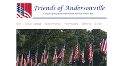 Desktop Screenshot of friendsofandersonville.org