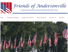 Tablet Screenshot of friendsofandersonville.org